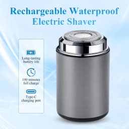 Mini Electric Shaver Portable Pocket-sized Men's Shaver, USB Rechargeable Waterproof Shaver Electric Beard Trimmer For Home, Car
