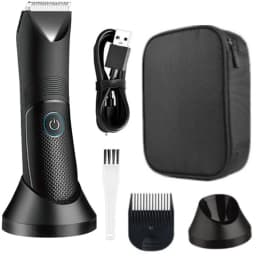 Kemei KM-1838 KM-1840 Groin Area Hair Trimmer Lawn Mower Ceramic Blade Waterproof Wet Dry Clippers Pubic Armpit Body Hair Razor