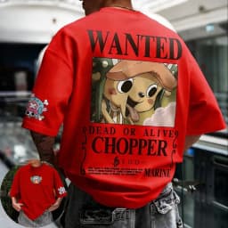 Anime One Piece Chopper Harajuku Men's Clothing 2026 Summer Vintage T-Shirt Women Streetwear Casual Short Sleeve Tee