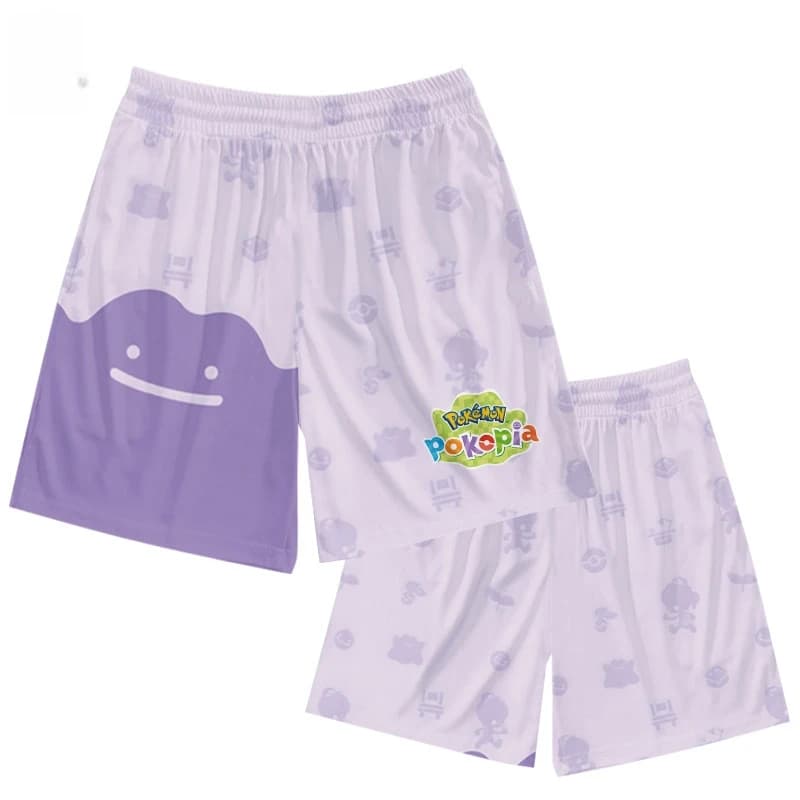 Pokémon Pokopia Squirtle Charizard Quick-Dry Shorts for Boys and Girls, Children's Student Casual Beach Pants