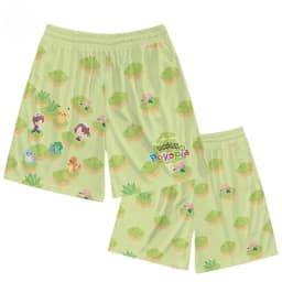 Pokémon Pokopia Squirtle Charizard Quick-Dry Shorts for Boys and Girls, Children's Student Casual Beach Pants