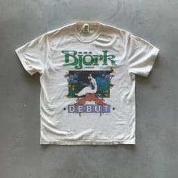 Bjork Retro Unisex T-shirt Women's T-shirt Summer New Retro Unisex Casual Fashion Cotton T-shirt