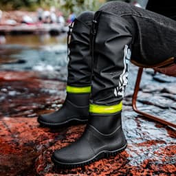 Men's Rain Boots Fashion High-Top Rain Boots For Outer Wear Long-Tube Waterproof And Non-Slip Couple Style Outdoor Fishing Boots