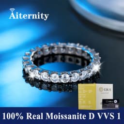 Moissanite Ring S925 Silver D Clarity Gold Plating Pass The Diamond Tester Gift GRA Certificate Twist Arm Double End Open Ring