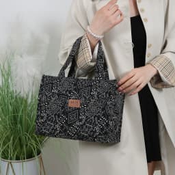New Large-Capacity Lunch Bag, Lined with Aluminum Foil, Thickened Fabric, Cloth Bag, Portable Handbag, Lunch Box Storage Bag
