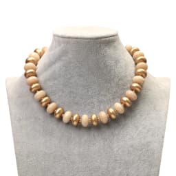 Fashion Crack Geometric Oval Beads Choker Necklace Unique Acrylic Abacus Bead Collar Necklaces Novelty Party Jewelry Gifts