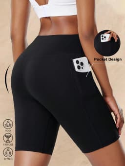 Women High Waist Hip Lifting Sports Leggings Shorts Slimming Running Training Quick Drying Breathable Trousers Gym Slim Shorts