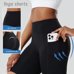 Women High Waist Hip Lifting Sports Leggings Shorts Slimming Running Training Quick Drying Breathable Trousers Gym Slim Shorts