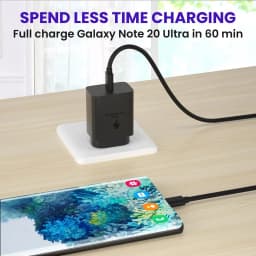 Australian Standard Charger 25W USB-C Fast Charger for Samsung Type-C Charging with 5FT Cable for Samsung for Galaxy