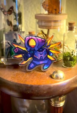 ULTRAKILL 2” V1/V2 Reversible Acrylic Keychain Charm Fashionable Reusable Bag Tag Accessory