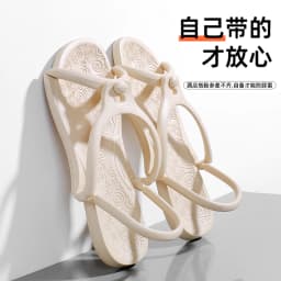 Upgraded Foldable Travel Slippers Unisex EVA Flip Flops Hotel Non Slip Bathroom Indoor Outdoor Portable Lightweight Comfortable