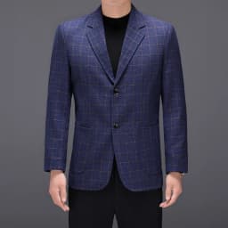 Blazer Fashionable Outdoor Travel Camping Youthful Wedding Versatile Host for Campus Leisure Korean Style Checkered Men's Blazer