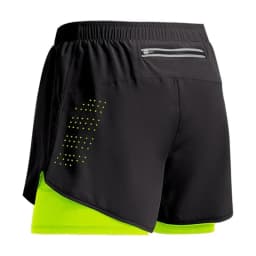 Men's 2 in 1 Running Shorts Quick Dry Lightweight Gym Workout Shorts with Pockets Breathable Athletic Shorts for Jogging Trainin
