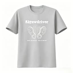 Screwdriver Inspired Boots and Braces Voice of Britain T Shirt Streetwear Graphic Men's Clothing Women's 2026 Summer New T Shirt