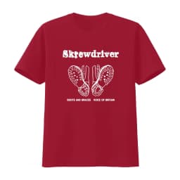 Screwdriver Inspired Boots and Braces Voice of Britain T Shirt Streetwear Graphic Men's Clothing Women's 2026 Summer New T Shirt