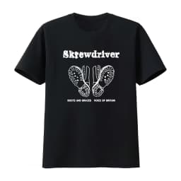 Screwdriver Inspired Boots and Braces Voice of Britain T Shirt Streetwear Graphic Men's Clothing Women's 2026 Summer New T Shirt