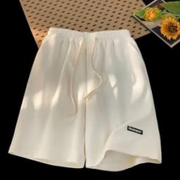 ใ M-8XLใ2026 Summer Unisex Shorts Two-Tone Elastic Drawstring Waist Casual Loose Breathable Beach Shorts for Men Women