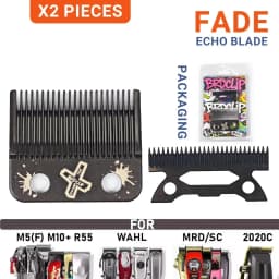 BRDCLIP Blue Echo Blade 808C Professional Electric Hair Clipper Replaceable Blade for 8148、M10、R77F、BRD-106、108、FA1C、X1、V