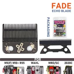 BRDCLIP Blue Echo Blade 808C Professional Electric Hair Clipper Replaceable Blade for 8148、M10、R77F、BRD-106、108、FA1C、X1、V