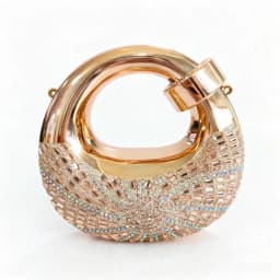 Mini Golden Evening Bag Purses and Handbags Luxury Designer Shoulder Bags Diamond Party Wedding Round Acrylic Clutch Purse Ins