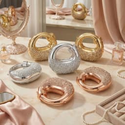 Mini Golden Evening Bag Purses and Handbags Luxury Designer Shoulder Bags Diamond Party Wedding Round Acrylic Clutch Purse Ins