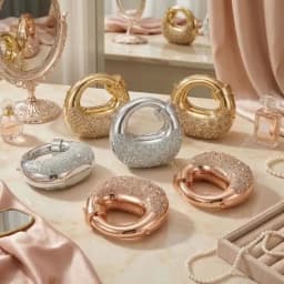 Mini Golden Evening Bag Purses and Handbags Luxury Designer Shoulder Bags Diamond Party Wedding Round Acrylic Clutch Purse Ins