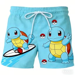 2026 Summer Hot Selling Anime Pok É Mon Multiple Choice Personalized Shorts Adult and Children Fashion Casual Sports Shorts