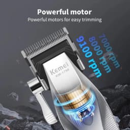 Kemei Baber Professional Hair Clipper Hair Cutting Machine With Charging Base Electric Trimmers For Men Gift KM-1798 3023-702