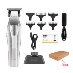 Kemei Baber Professional Hair Clipper Hair Cutting Machine With Charging Base Electric Trimmers For Men Gift KM-1798 3023-702