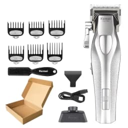 Kemei Baber Professional Hair Clipper Hair Cutting Machine With Charging Base Electric Trimmers For Men Gift KM-1798 3023-702