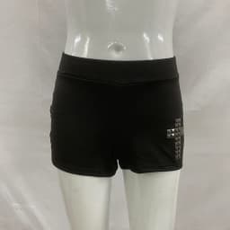 American Gothic Cross Rhinestone Decoration Low Waist Sexy Hot Pants Summer Casual Street Shorts Aesthetic Simple Slim Minipants