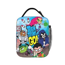 Teen Titans Go Team Comic Insulated Lunch Bag Thermal Bag Reusable,Meal Container Portable Tote Lunch Box Men Women Office