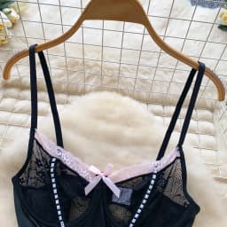 Women's Fashion Sexy Dress Lace Bow Decoration Design Slim Sexy Comfortable Dress Party Hotsweet Mini Dress New