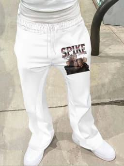 26 Men's Casual Street Style Trendy Cross Print Fashionable Color-Block Design Sweatpants Men Pants For Adults/Kids