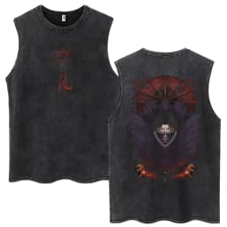 Washed Anime Hunter X Hunter GON·FREECSS Tank Tops Men Women Fashion Vintage Sleeveless T Shirt Cotton Casual Oversized Vests