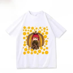 Yayoi Kusama T-shirt Japanese Artist Pop Art Polka Dot Pumpkin Infinity Mirrors Crewneck Casual Streetwear Y2k 2026 Summer Tees