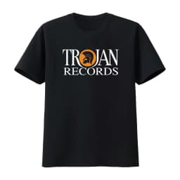 Trojan Records British Label Logo Men's T Shirt Black White Print Music Inspired Fashion Statement Men Women 2026 Summer T Shirt