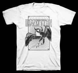 Led Zeppelin Holy Album Printed T-Shirt Oversized Men Women Rock Band T-shirt Classic Rock Retro Crew Neck Female Male Clothing