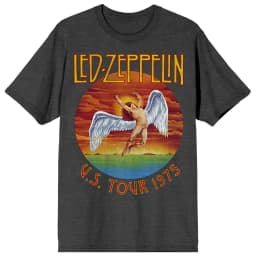 Led Zeppelin Holy Album Printed T-Shirt Oversized Men Women Rock Band T-shirt Classic Rock Retro Crew Neck Female Male Clothing