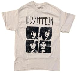 Led Zeppelin Holy Album Printed T-Shirt Oversized Men Women Rock Band T-shirt Classic Rock Retro Crew Neck Female Male Clothing