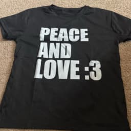 ropa mujer PEACE AND LOVE Short Sleeve T-shirt Fashion Summer Crop Top Streetwear Emo Girl Y2k Style Women's T-shirt Baby Tee