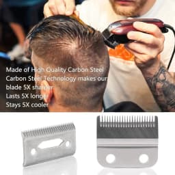 Professional 2-Hole Replacement Clipper Blade Set Fit for Wahl 5 Star Series Cordless Magic Clip 8148 Hair Clippers Accessories