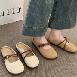 Summer Round Toe Women Slippers Soft-soled Fashion Flat Heel Women Shoes Ladies Outdoor Comfortable Flat Slippers Women 323