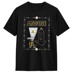 Men's T-Shirt Angine De Poitrine Band Fashion Cotton Tees Short Sleeve T Shirts O Neck Clothing Printed