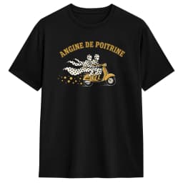 Men's T-Shirt Angine De Poitrine Band Fashion Cotton Tees Short Sleeve T Shirts O Neck Clothing Printed