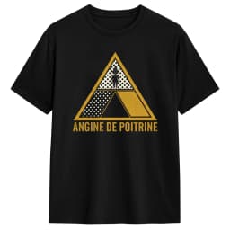 Men's T-Shirt Angine De Poitrine Band Fashion Cotton Tees Short Sleeve T Shirts O Neck Clothing Printed
