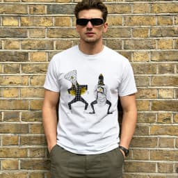 Men's T-Shirt Angine De Poitrine Band Fashion Cotton Tees Short Sleeve T Shirts O Neck Clothing Printed