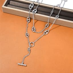High Grade stainless steel couple necklace multi-function fashionable multi-layer bracelet same style for men and women