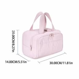 Multi Pockets Cosmetic Bag Female Travel Wash Handbag Bathroom Partition Shower Makeup Pouch Waterproof Toiletries Organizer
