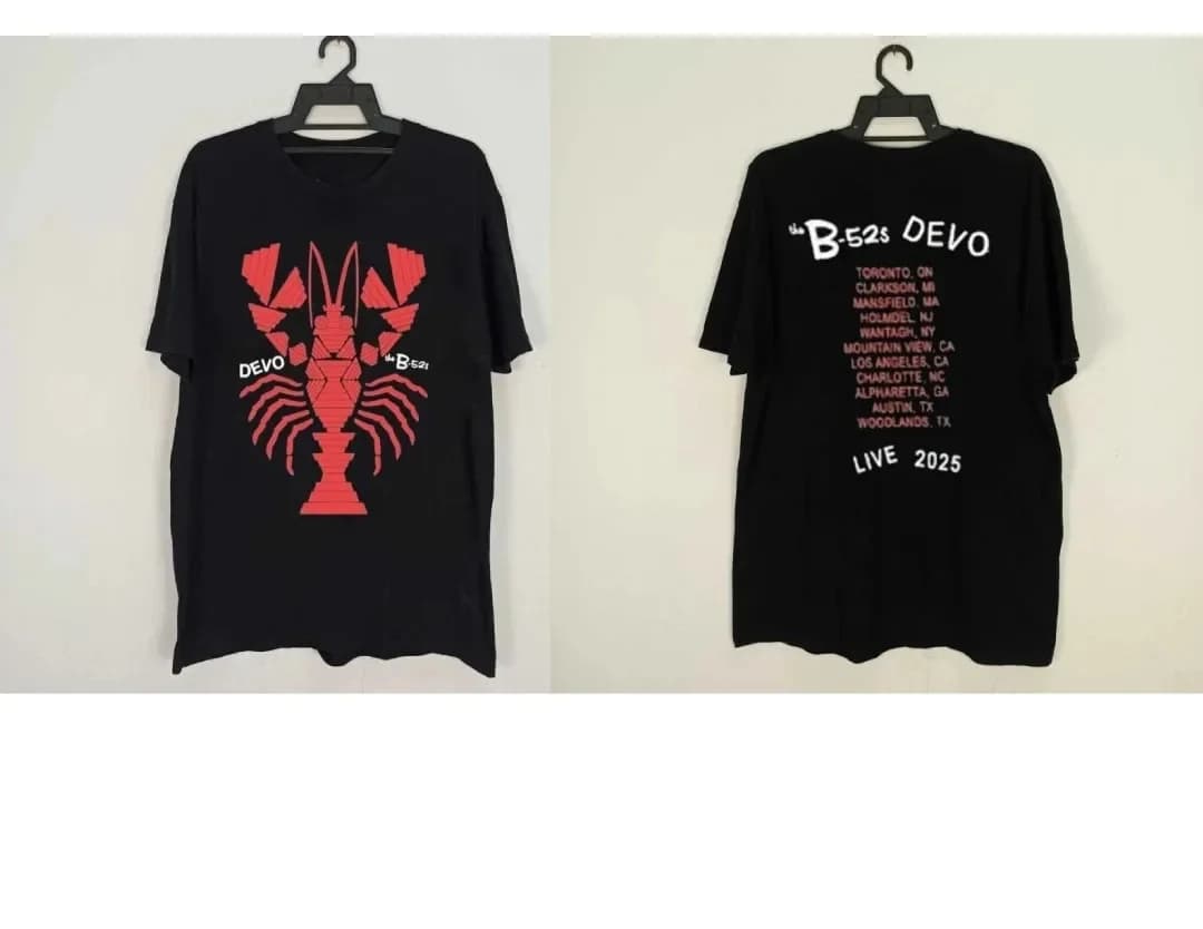 Hot Devo Tour 2025 2 SIDE T-Shirt Size S-345XL MEN P1A16